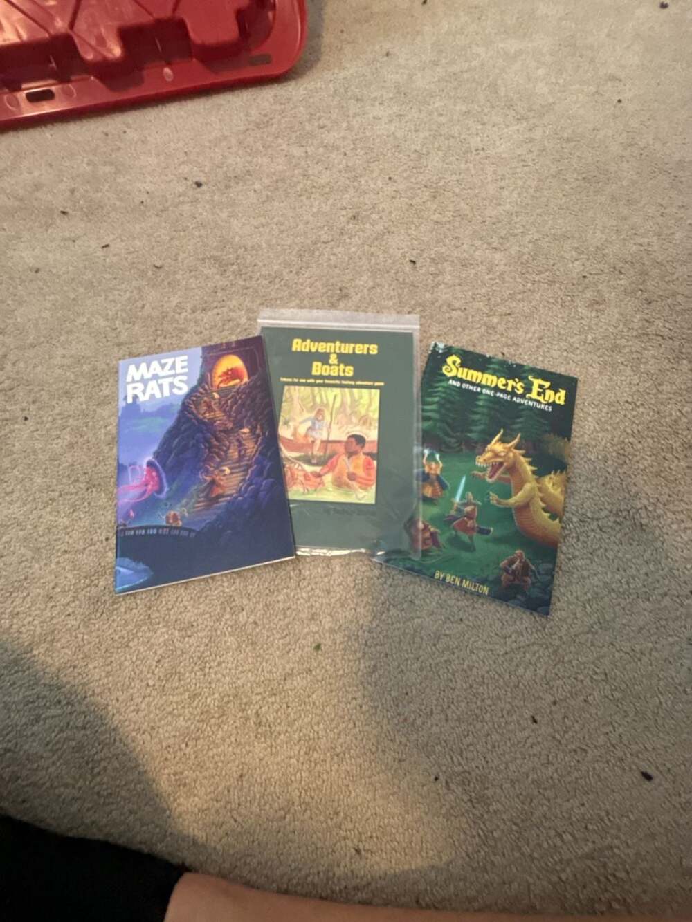 Maze Rats and Summer's End RPG Zine Set by Ben Milton